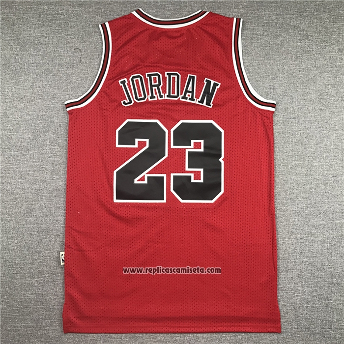 Camiseta Chicago Bulls Michael Jordan #23 Hardwood Classics Throwback 1997-1998 Rojo